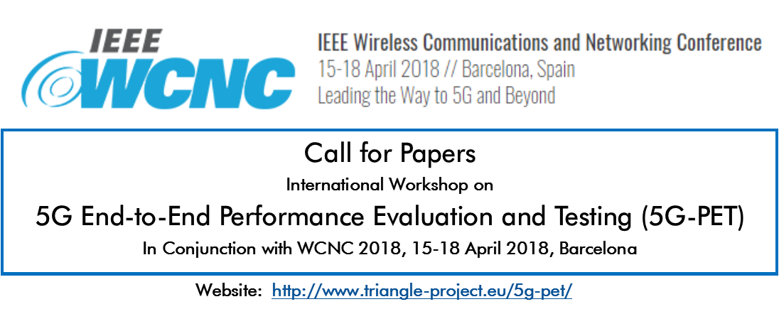 5G-PET Call for Papers